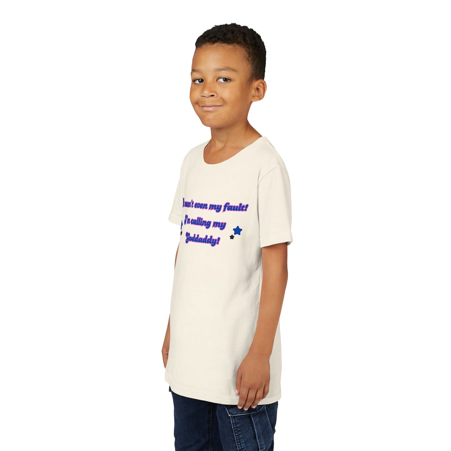 Funny Goddaddy Youth T-Shirt - 'It Wasn't Even My Fault!'