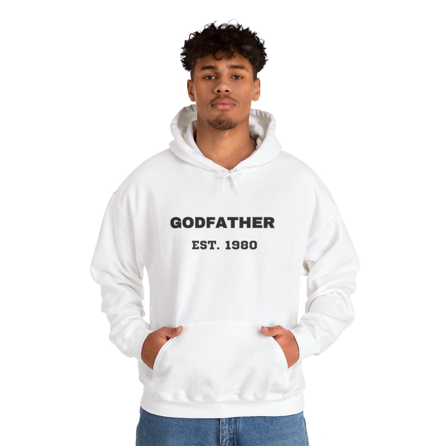 Unisex Godfather Sweatshirt - Est. 1980 | Cozy Gift for Dads and Fathers Day