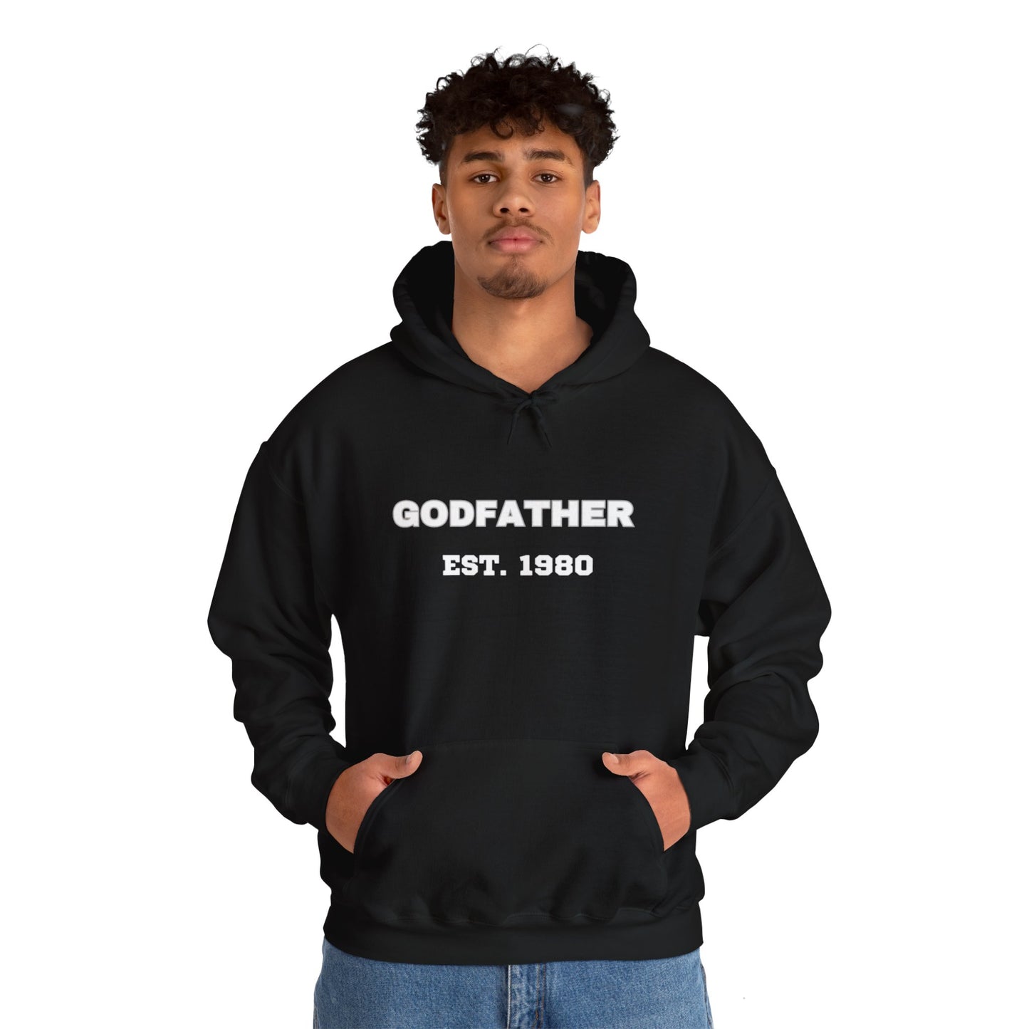 Unisex Godfather Sweatshirt - Est. 1980 | Cozy Gift for Dads and Fathers Day