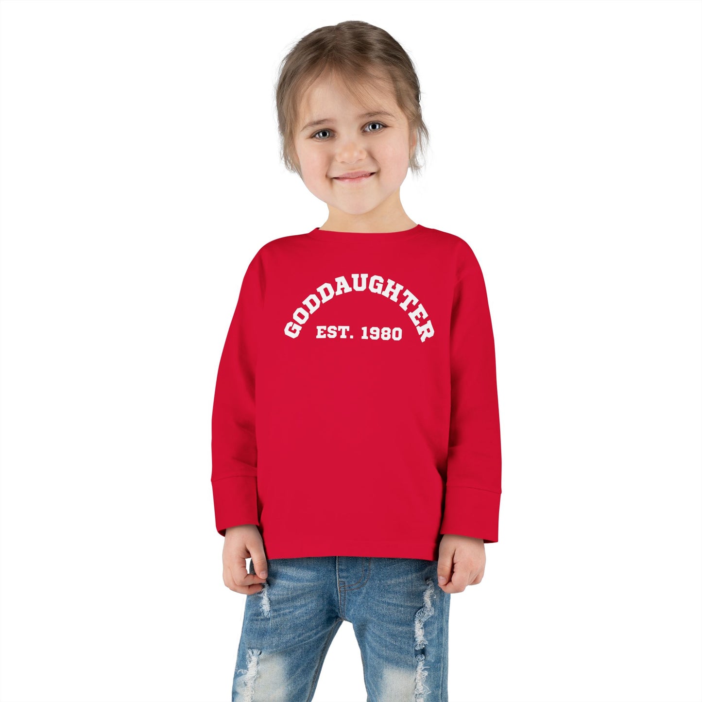 Goddaughter Long Sleeve Toddler Tee - Cute & Comfy Gift for Special Occasions