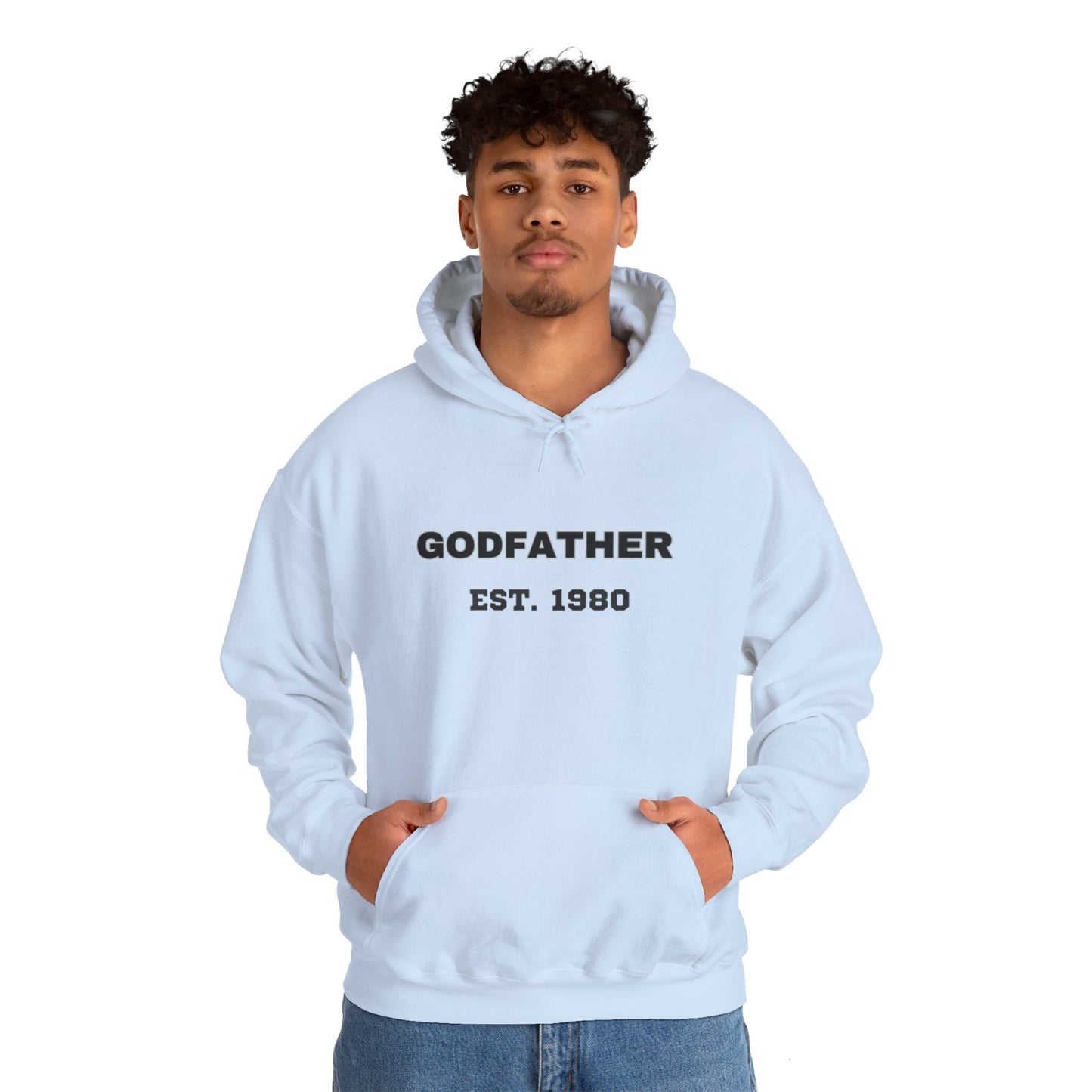 Unisex Godfather Sweatshirt - Est. 1980 | Cozy Gift for Dads and Fathers Day