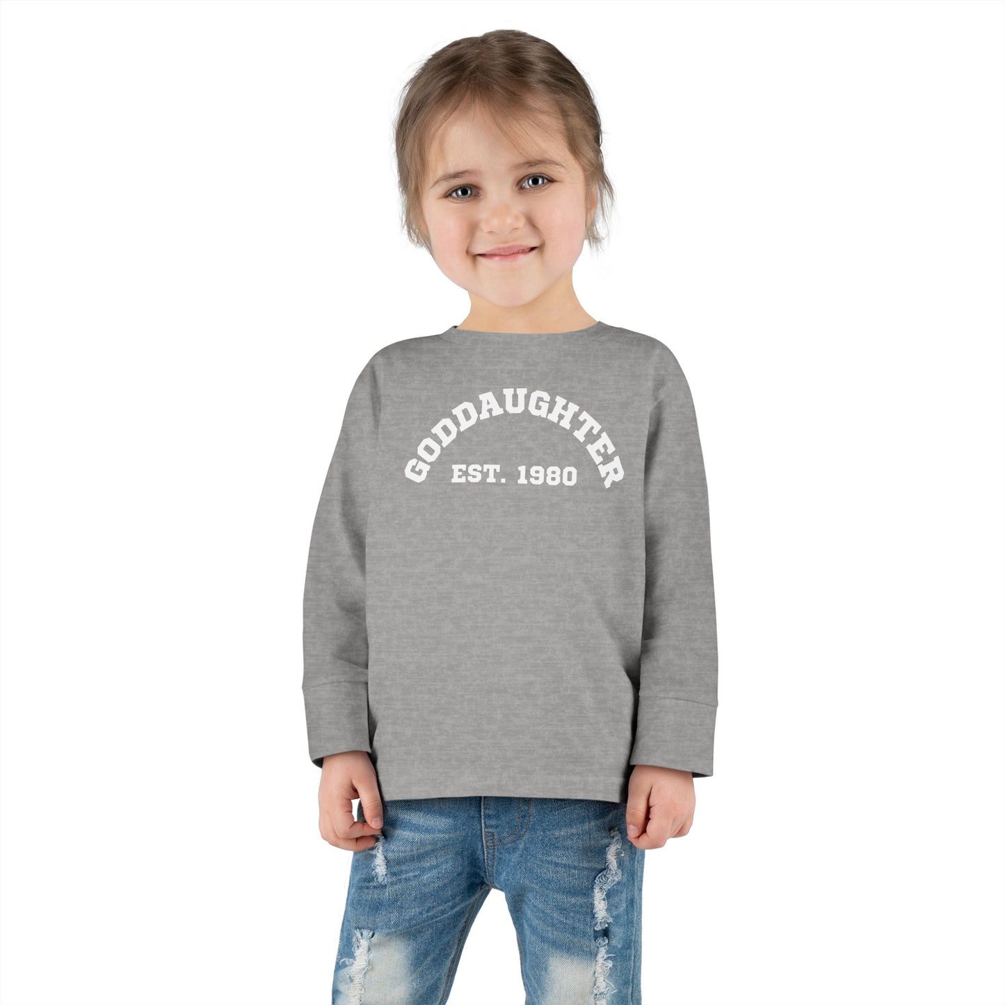 Goddaughter Long Sleeve Toddler Tee - Cute & Comfy Gift for Special Occasions