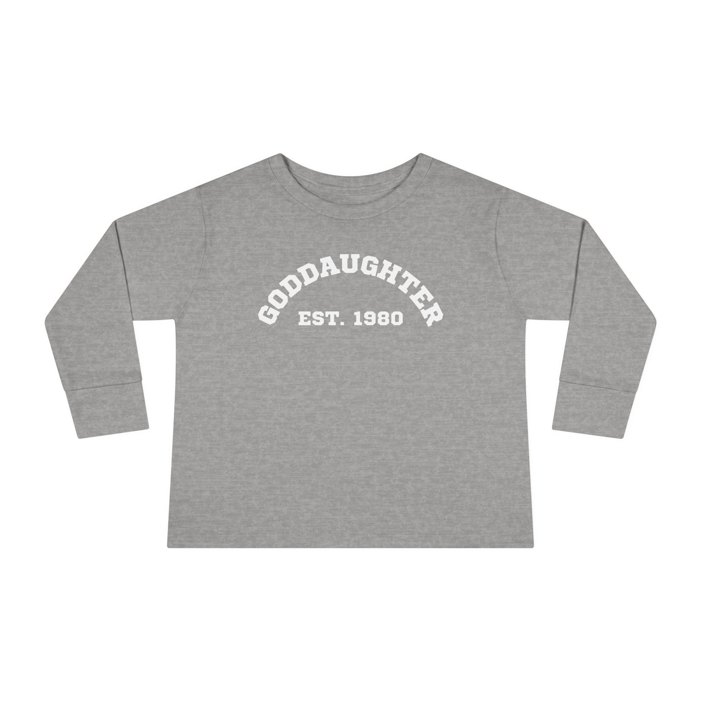 Goddaughter Long Sleeve Toddler Tee - Cute & Comfy Gift for Special Occasions